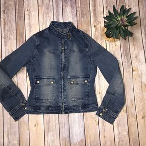 Limited Too-Long Sleeved Denim Jacket Sz 10